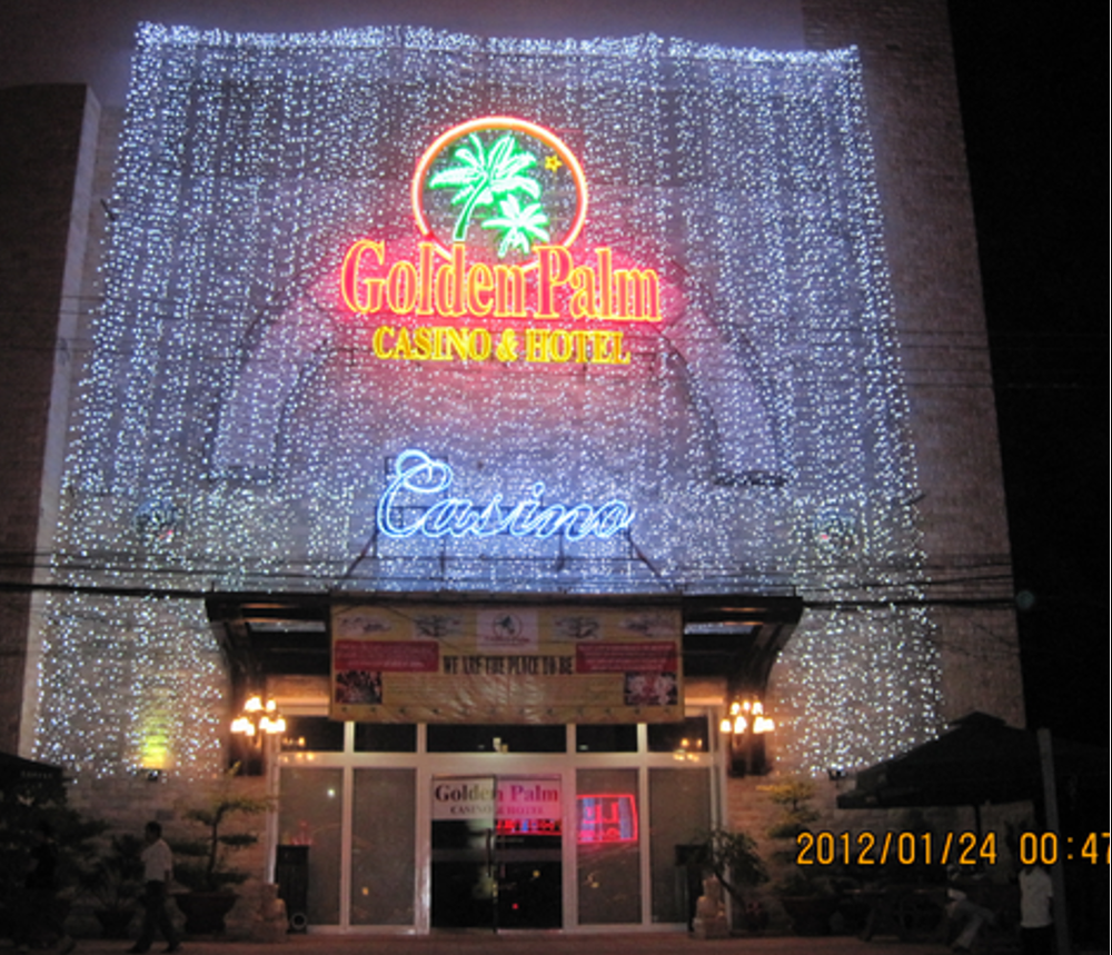 ■２■Jan. 24th, 2012 GPCH Entrance – Night View, Bavet, Cambodia 伊達智行　パールハーバープロダクション　ポーカー　テキサスホールデムポーカー　クリエイティブメディア出版　カジノ　IR